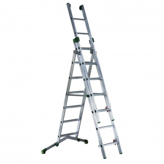 Τριπλή Σκάλα Αλουμινίου 3x7 FRAMAR 7+7+7