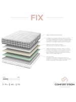 Ανατομικό Στρώμα Fix με Ανεξάρτητα Ελατήρια Της Comfort Strom 90x200x28cm . Διατείθεται σε 110Χ190(200), 140Χ190(200), 150Χ190(200), & 160Χ190(200)