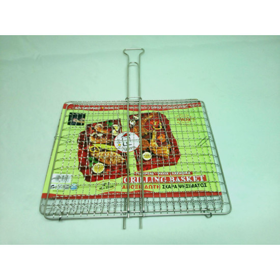 Σχάρα ανοξείδωτη καρέ. Νο 4: 33 εκ. x 27 εκ.  , Νο 5: 40 εκ. x 33 εκ.  ,&  Νο 6: 45 εκ. x 40 εκ.