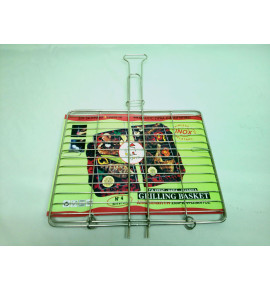 Σχάρα ανοξείδωτη νέου τύπου. Νο 4: 33 x 27 εκ,  Νο 5: 40 x 33 εκ. &  No 6: 45 x 40 εκ.