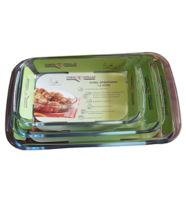 Πυρέξ Γυάλινο Ορθογώνιο 3 Λίτρων  39,3Χ23,6Χ6